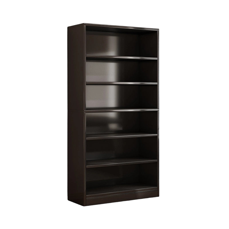 Modern Minimalist Rectangular Solid Wood Eco-Board Bookshelf 6-Tier For Home & Office