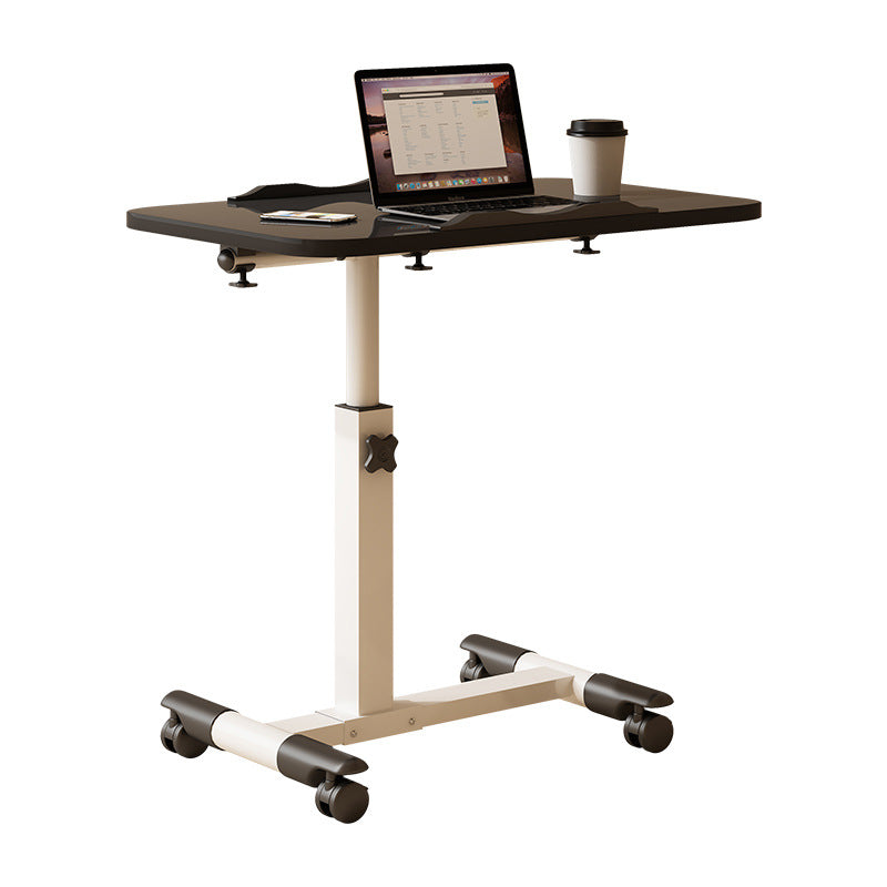 Modern Minimalist Rectangle MDF Carbon Steel Desk Liftable 4-Leg For Home Office