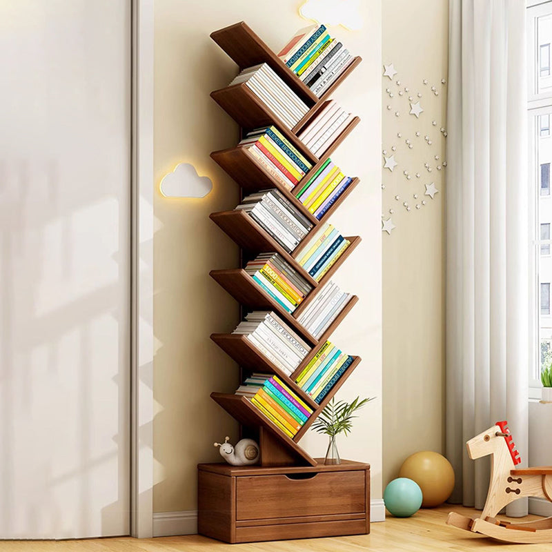 Contemporary Creative Rectangular Eco-Friendly Board 6/8/10/12 Tier Bookshelves For Home Office