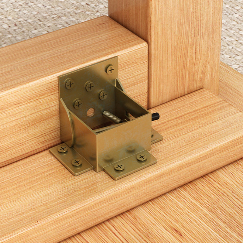 Modern Minimalist Foldable Rectangular Rubberwood Coffee Table For Living Room