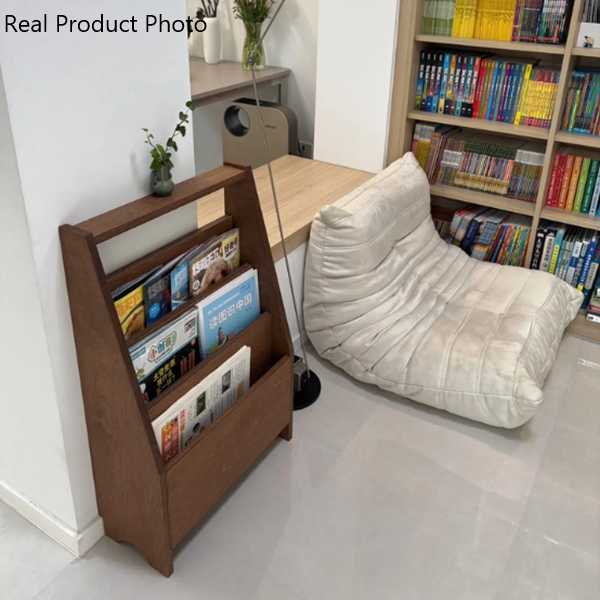 Contemporary Retro Rectangular Particle Board Bookshelves 3-Shelf For Home Office