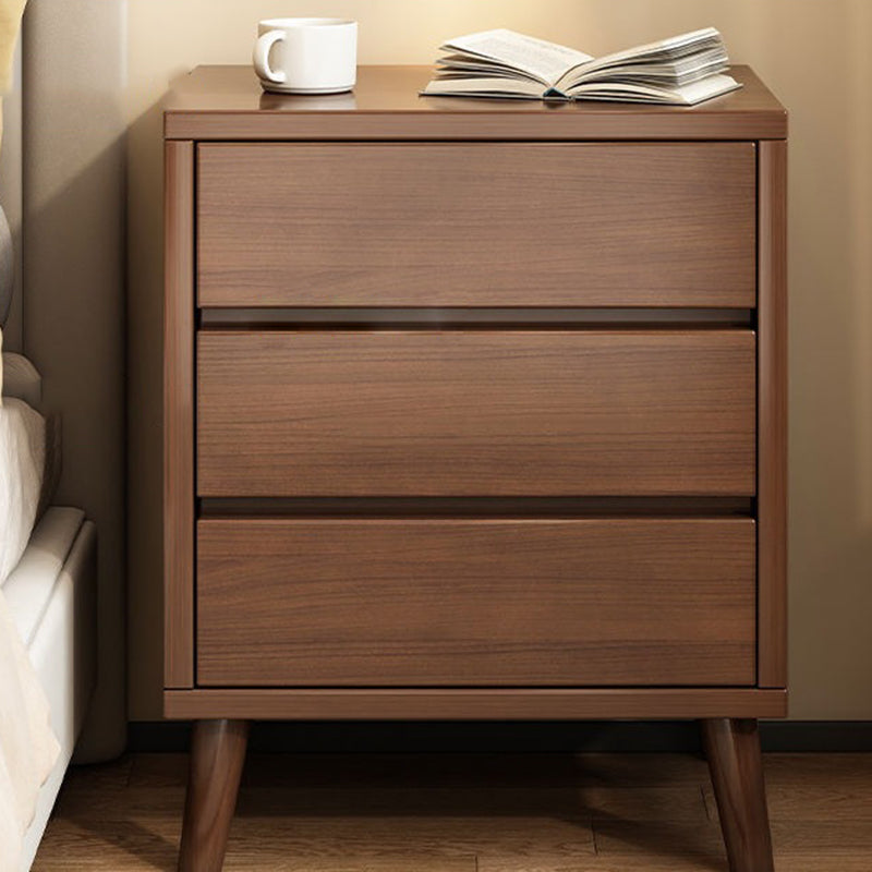 Modern Minimalist Eco-Friendly Board Rectangular Nightstand 2/3 Drawers For Bedroom