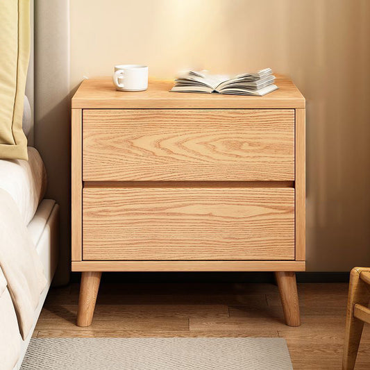 Modern Minimalist Eco-Friendly Board Rectangular Nightstand 2/3 Drawers For Bedroom