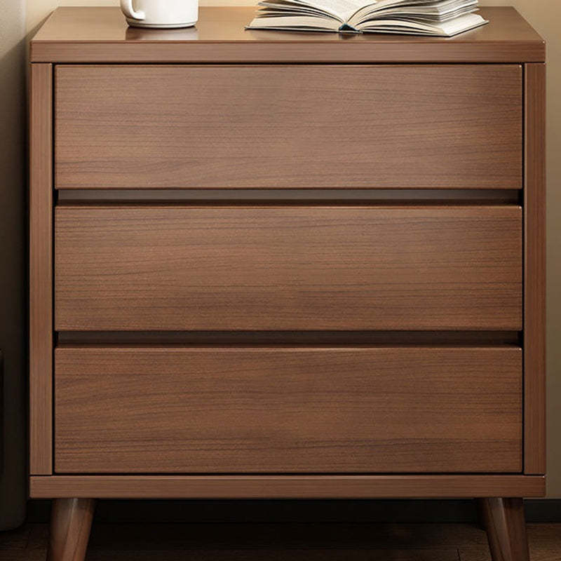 Modern Minimalist Eco-Friendly Board Rectangular Nightstand 2/3 Drawers For Bedroom