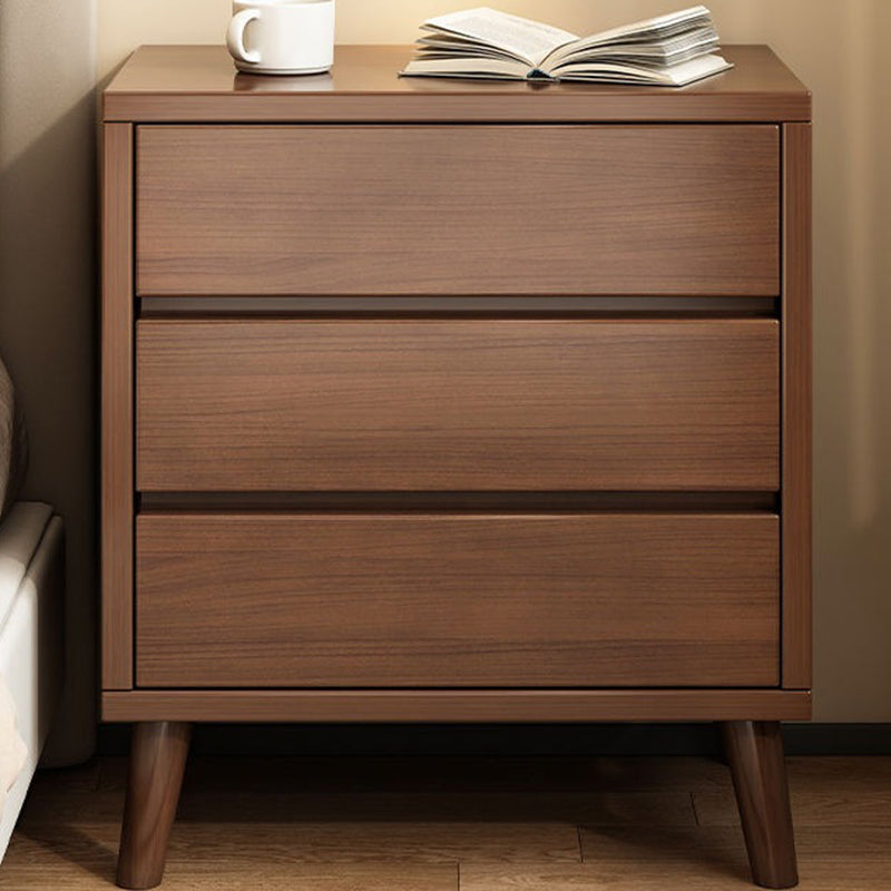Modern Minimalist Eco-Friendly Board Rectangular Nightstand 2/3 Drawers For Bedroom