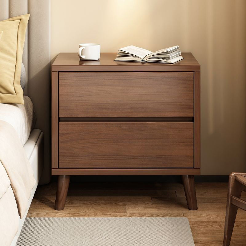 Modern Minimalist Eco-Friendly Board Rectangular Nightstand 2/3 Drawers For Bedroom