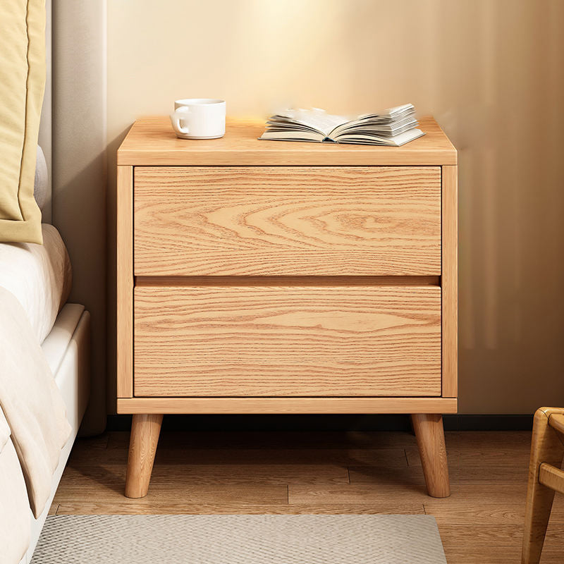 Modern Minimalist Eco-Friendly Board Rectangular Nightstand 2/3 Drawers For Bedroom