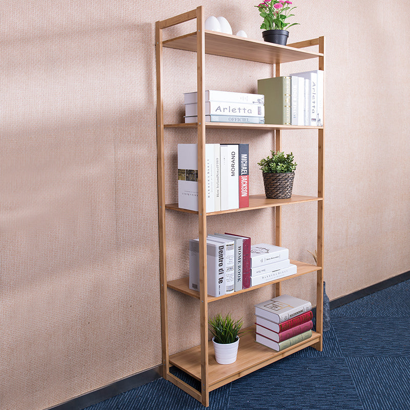Premium Bamboo 3/4/5-Tier Storage Shelf - Extra Wide & Tall Design For Living Room&Kitchen