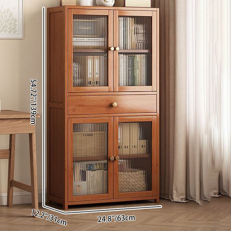 Modern Minimalist MDF Acrylic Rectangular Bookshelves 5/6-Tier For Living Room Bedroom And Study