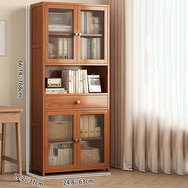 Modern Minimalist MDF Acrylic Rectangular Bookshelves 5/6-Tier For Living Room Bedroom And Study