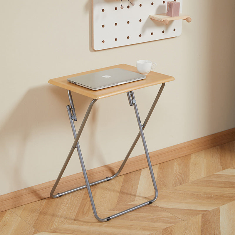 Modern Simplicity MDF Steel Square Foldable Desks 1-Tray For Study