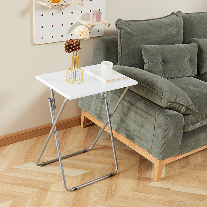 Modern Simplicity MDF Steel Square Foldable Desks 1-Tray For Study