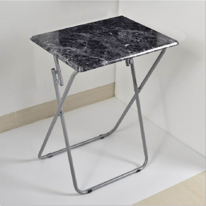 Modern Simplicity MDF Steel Square Foldable Desks 1-Tray For Study