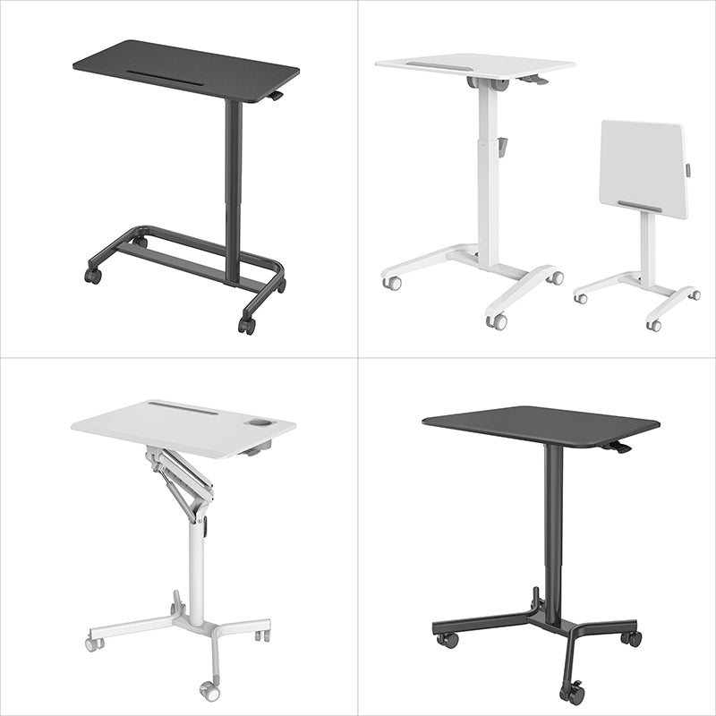 Modern Simplicity Plate Hardware Rectangular Foldable Liftable Mobile Desks For Home Office