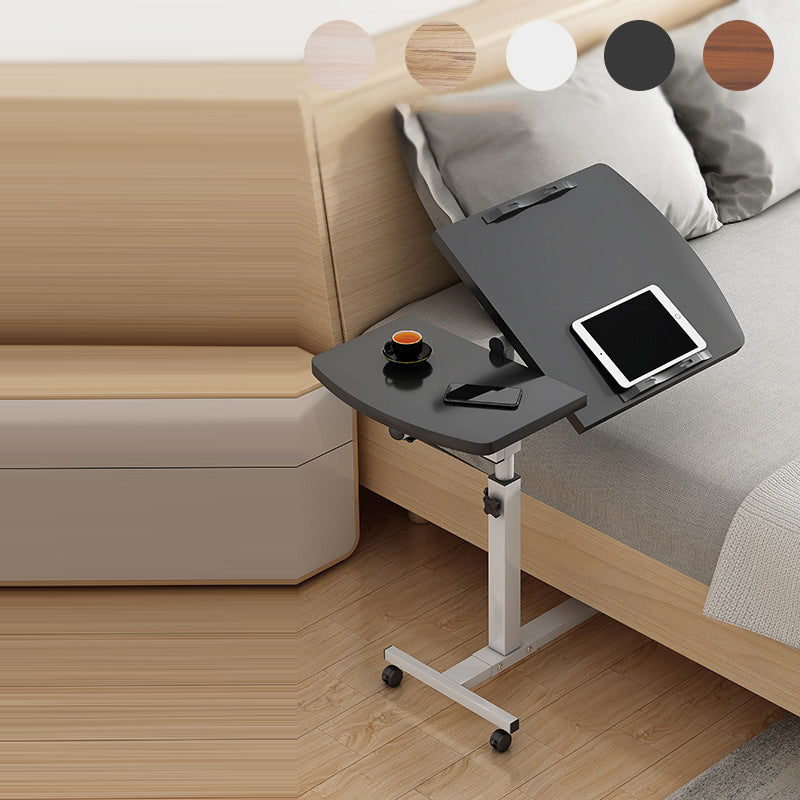 Modern Minimalist Rectangle MDF Carbon Steel Desk Liftable 4-Leg For Home Office