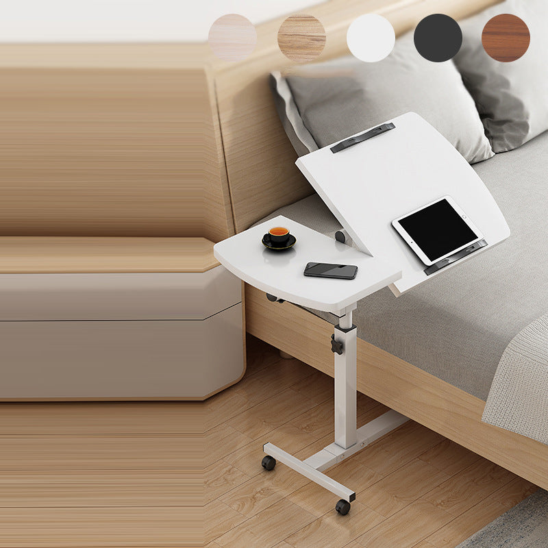 Modern Minimalist Rectangle MDF Carbon Steel Desk Liftable 4-Leg For Home Office