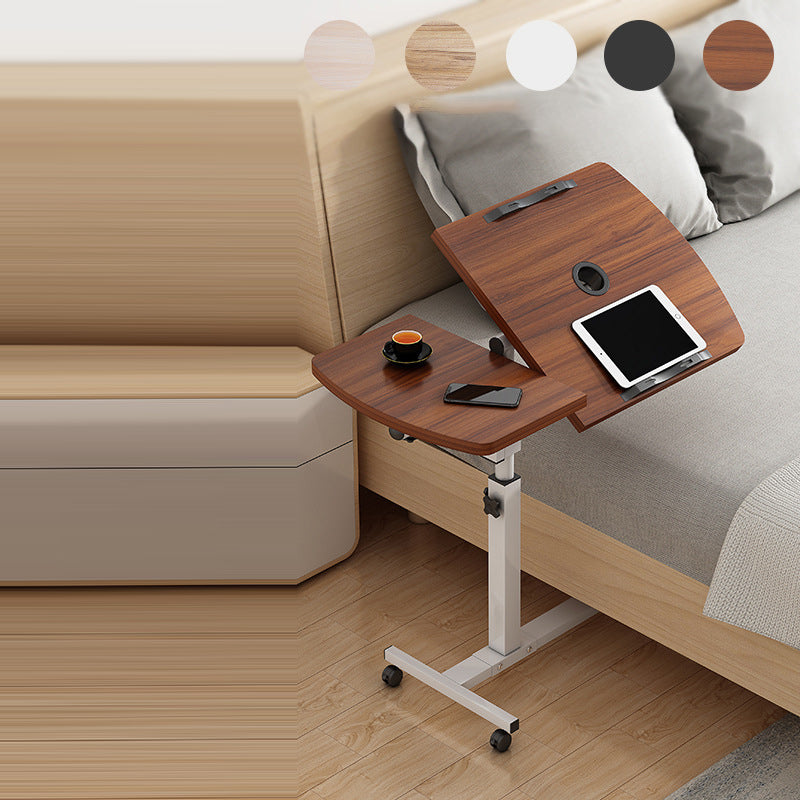 Modern Minimalist Rectangle MDF Carbon Steel Desk Liftable 4-Leg For Home Office