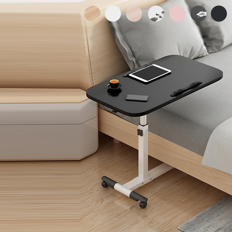 Modern Minimalist Rectangle MDF Carbon Steel Desk Liftable 4-Leg For Home Office