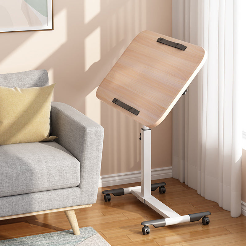 Modern Minimalist Rectangle MDF Carbon Steel Desk Liftable 4-Leg For Home Office