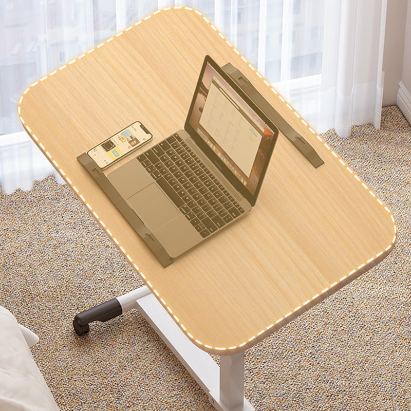 Modern Minimalist Rectangle MDF Carbon Steel Desk Liftable 4-Leg For Home Office