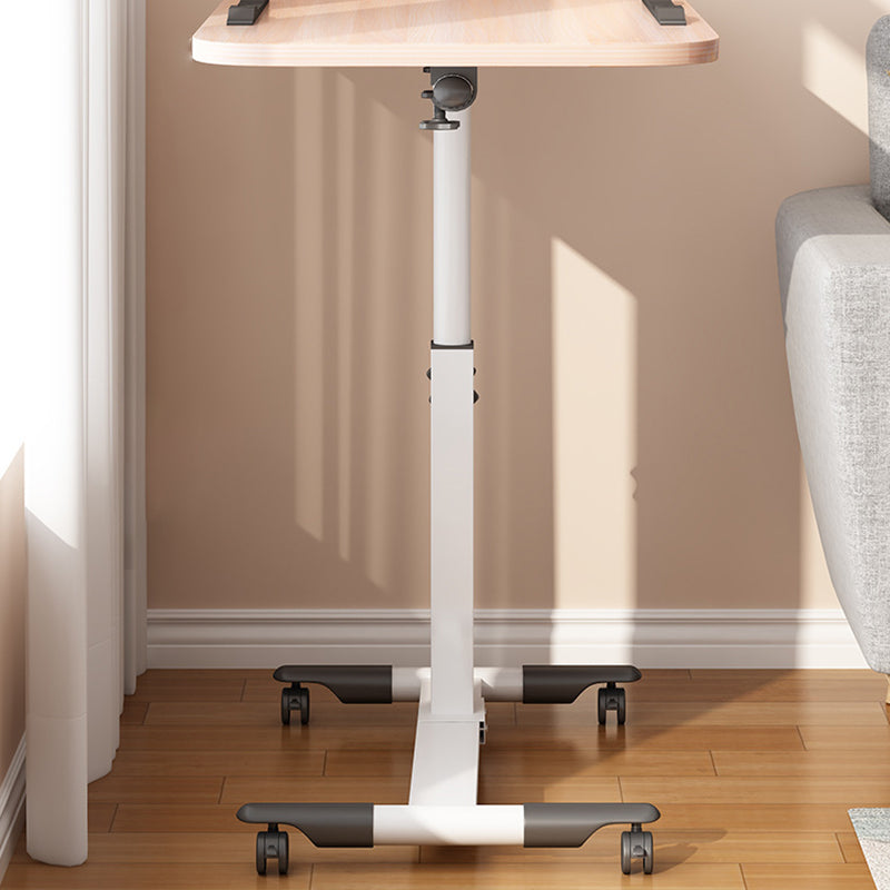Modern Minimalist Rectangle MDF Carbon Steel Desk Liftable 4-Leg For Home Office