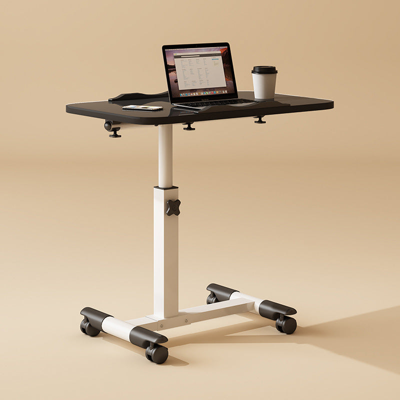 Modern Minimalist Rectangle MDF Carbon Steel Desk Liftable 4-Leg For Home Office