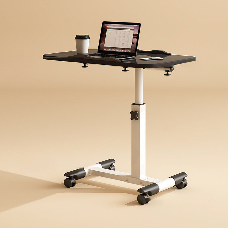 Modern Minimalist Rectangle MDF Carbon Steel Desk Liftable 4-Leg For Home Office