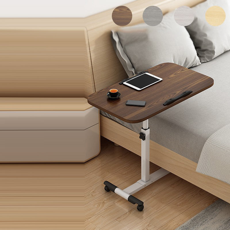 Modern Minimalist Rectangle MDF Carbon Steel Desk Liftable 4-Leg For Home Office
