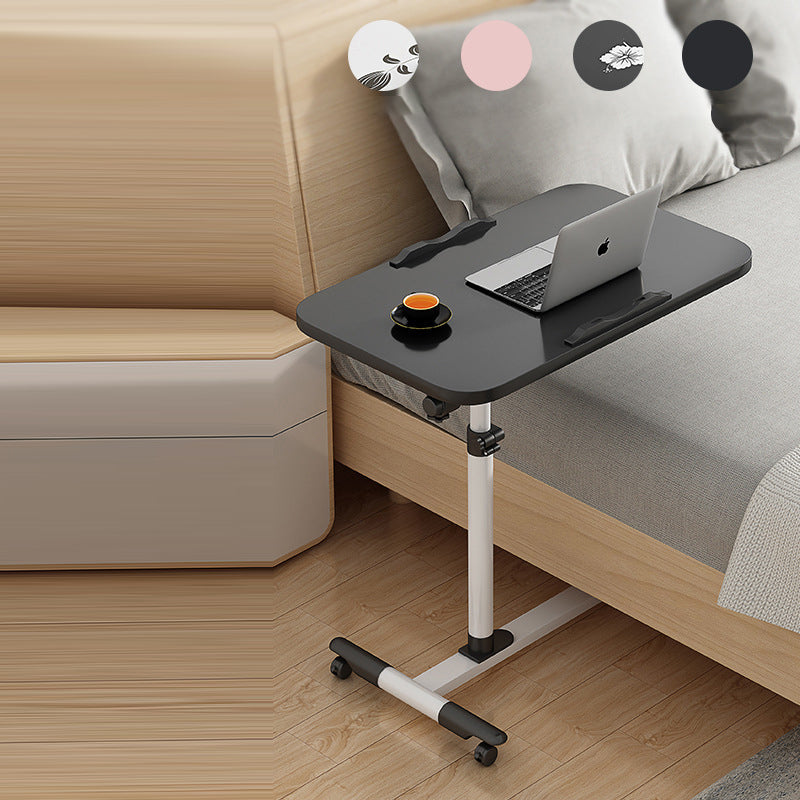 Modern Minimalist Rectangle MDF Carbon Steel Desk Liftable 4-Leg For Home Office