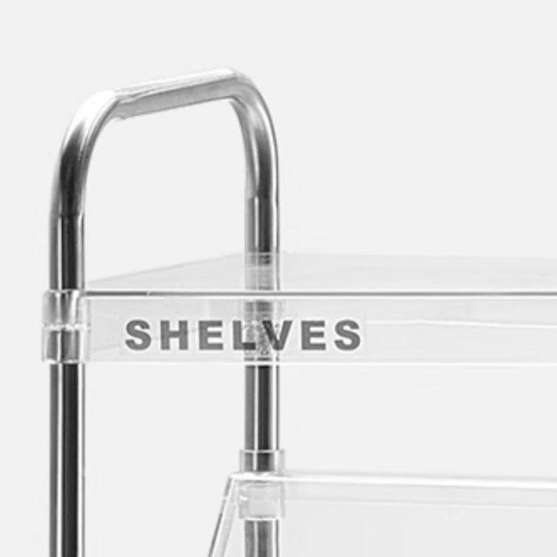 Modern Minimalist Slim Rectangular Plastic Stainless Steel Tilted Design Shoe Rack 4/5/6-Tier For Hallway