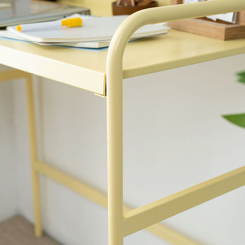 Contemporary Industrial Rectangular Iron Magnetic Desk 1-Tier For Study