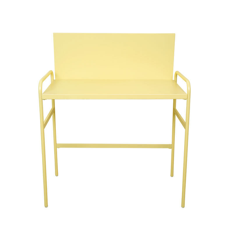 Contemporary Industrial Rectangular Iron Magnetic Desk 1-Tier For Study