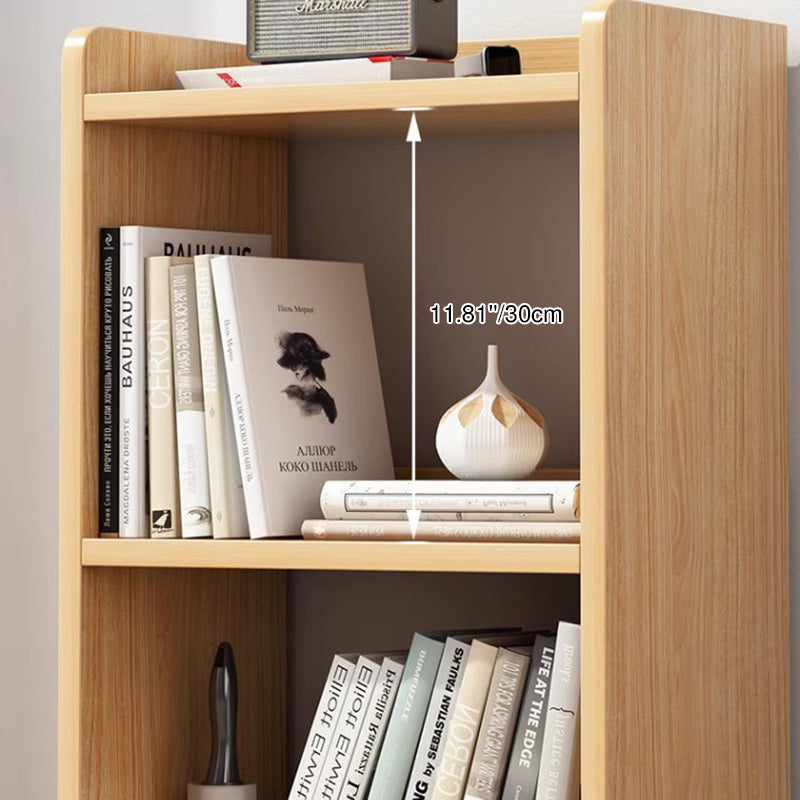 Modern Minimalist Movable Rectangular MDF Plastic Storage Cabinet 3-Tier For Study