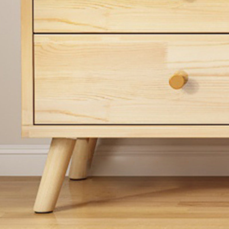 Modern Minimalist Rectangle Rubberwood Eco-Friendly Engineered Wood Plywood Glass TV Stand 2-Drawer For Living Room