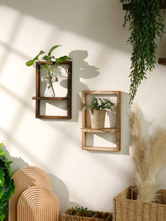 Wooden Display Shelf Floating Shelves Rustic Wood Shelves