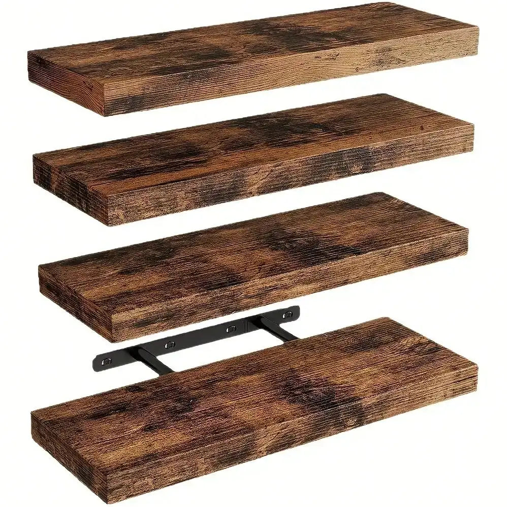 Floating Shelves Wall Mounted Rustic Farmhouse Floating