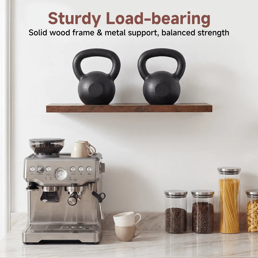 Floating Shelves Wall Mounted Rustic Farmhouse Floating