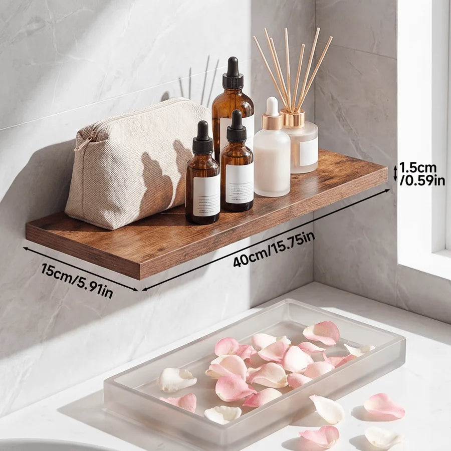 Floating Shelves Wall Mounted Rustic Farmhouse Floating